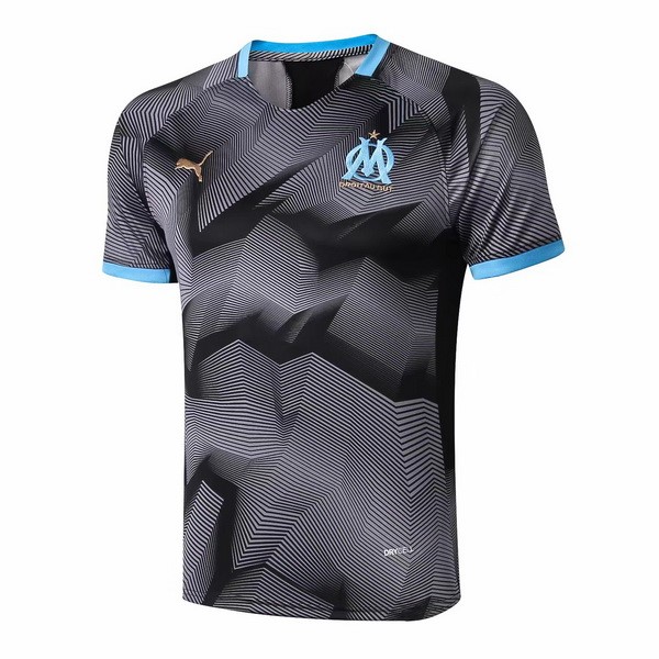 Trikot Trainingsshirt Marseille 2018-19 Grau Blau
